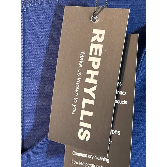 NWT Rephyllis In M With‎ Pockets Womens Blue Dress Navy blue - Picture 5 of 12